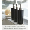 thumbnail image 5 of Yamazaki Home  Round Shower Dispenser - Three Styles, ABS Plastic, Conditioner, 16.9 fluid oz., 500 ml Black, 5 of 7