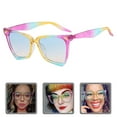 thumbnail image 6 of FRCOLOR 1Pcs Sunglasses Sets with UV Protection and Fashion Accessory in Rainbow Color 15x14.5cm, 6 of 8