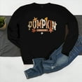 thumbnail image 6 of Yteetum Pumpkin Print Sweatshirts for Women Halloween Thanksgiving Print Crewneck Hoodless Sweatshirt Tops Womens Casual Pumpkin Season Print Round Neck Loose Fits Long Sleeve Sweatshirts Fall Trendy, 6 of 6