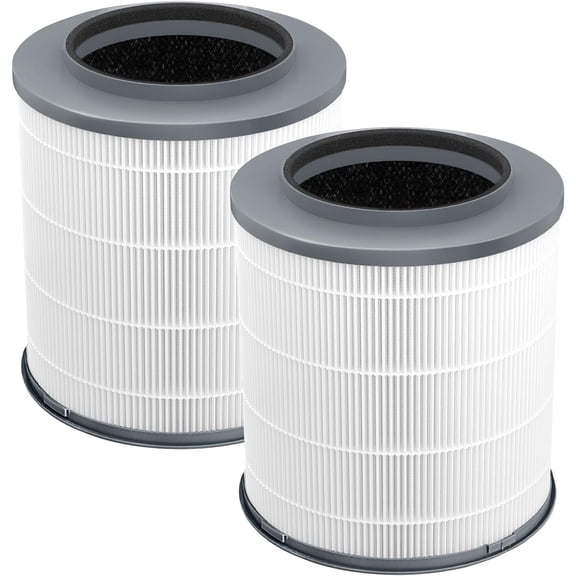 11030 True HEPA Replacement Filters Compatible with Clorox 11030 & 11031,Medium Room up to 1,000 Sq. Ft. 3-in-1 H13 True HEPA Filter (12030),2 Pack