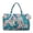 Tropical Floral Pattern, variant on Garronmavis Large Quilted Duffle Bag for Women, Tropical Floral Weekender Travel Bag, Carry On Overnight Gym Dance Bag with Luggage Sleeve and Zipper Pockets