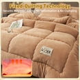 thumbnail image 6 of ANMINY Double-Sided Milk Fleece Winter Comforter, Reversible Soft Warm Bedding, 6 of 8