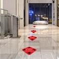 thumbnail image 2 of [Yuexinghui] Clearance Products, Queuing Distance, Social Distance Series, Crowd Control Floor Stickers, Keep Your Distance Logo A, 2 of 7