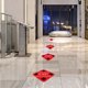 thumbnail image 2 of [Yuexinghui] Clearance Products, Queuing Distance, Social Distance Series, Crowd Control Floor Stickers, Keep Your Distance Logo A ANGGREK Safety Floor Sign, 2 of 7