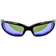 thumbnail image 2 of Global Vision Lunettes de Soleil Marilyn 3 pour Femmes avec Rembourrage en Mousse EVA (Miroir Bleu), 2 of 7