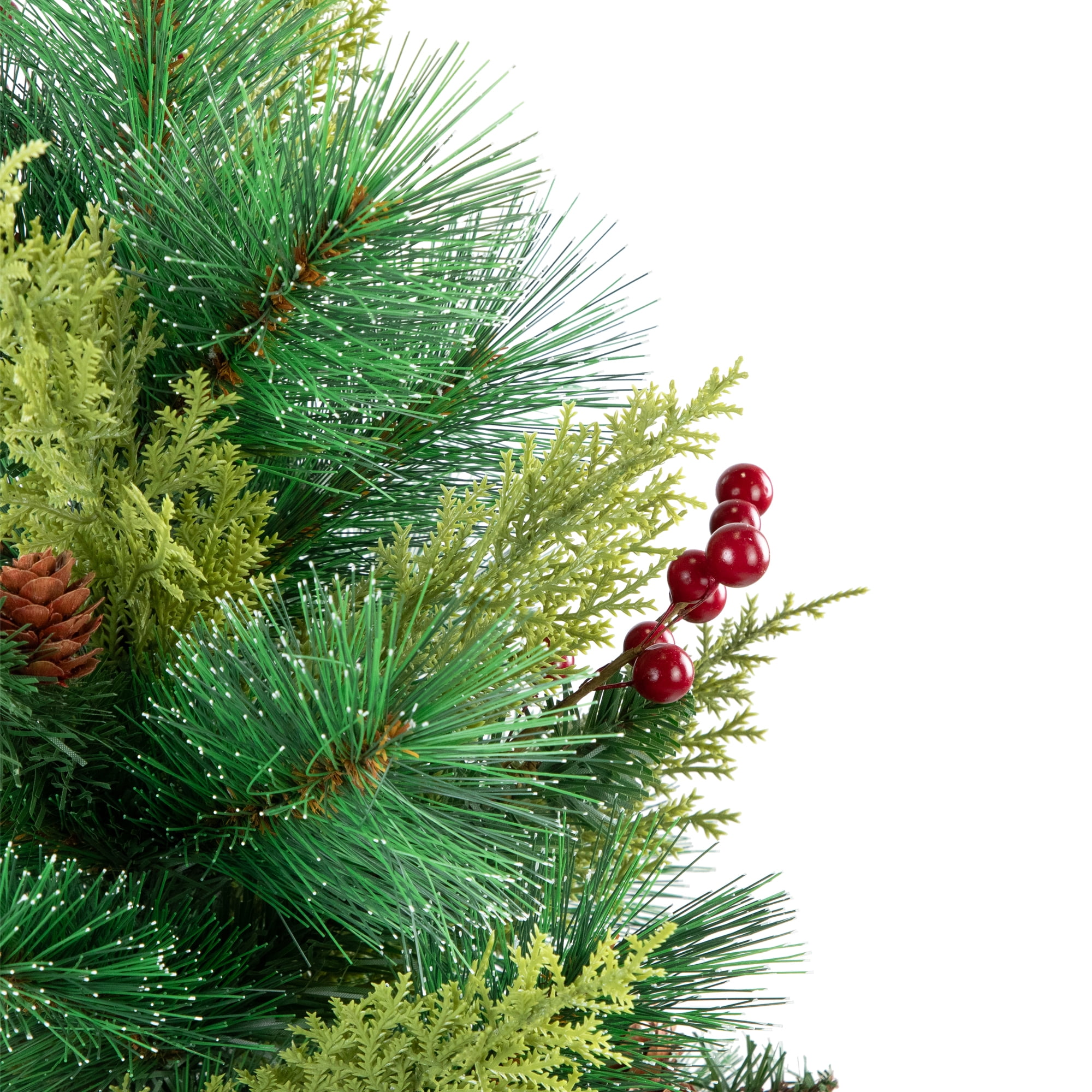 Northlight Spruce Pine Needle and Pinecone Artificial Mini Christmas Tree - 25" - Unlit
