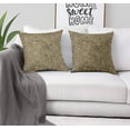 thumbnail image 4 of S4Sassy Green Cotton Poplin Camellia Kanjiro Pillow Case Sofa Cushion Cover Sofa Waist Throw Home Decor 2Pcs-24 x 24, 4 of 5