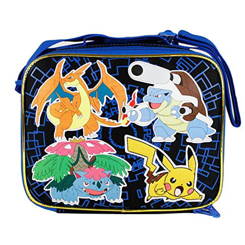 Lunch Bag - Pokemon - Group 4 Navy/Blue Kit Case New 847101 - Walmart ...