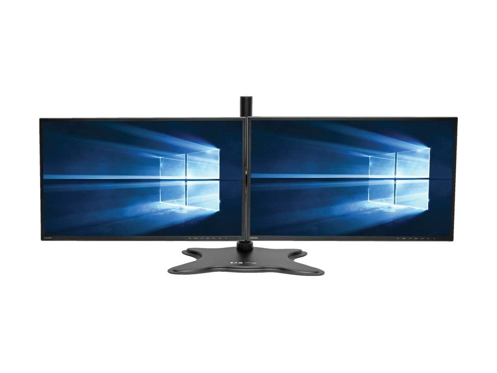TRIPP LITE DDR1327SDD Black 13" - 27" Dual-Monitor Desktop Mount Stand for Flat-Screen Displays