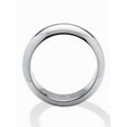 thumbnail image 2 of PalmBeach Jewelry 14k White Gold Polished Ultra-Lightweight Nano Diamond Resin Filled Wedding Band 8 mm, 2 of 5