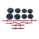 thumbnail image 1 of Kit de pesas Barra Recta, Barra Z, Mancuernas y Discos 28 KG Energym 9233, 1 of 4