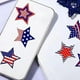 thumbnail image 5 of Decoraciones para el Día de los Caídos, decoraciones para el 4 de julio, decoraciones patrióticas, rollo de 500 pegatinas con banderas de estrellas para el Día de la Independencia, pegatinas decorativ, 5 of 7