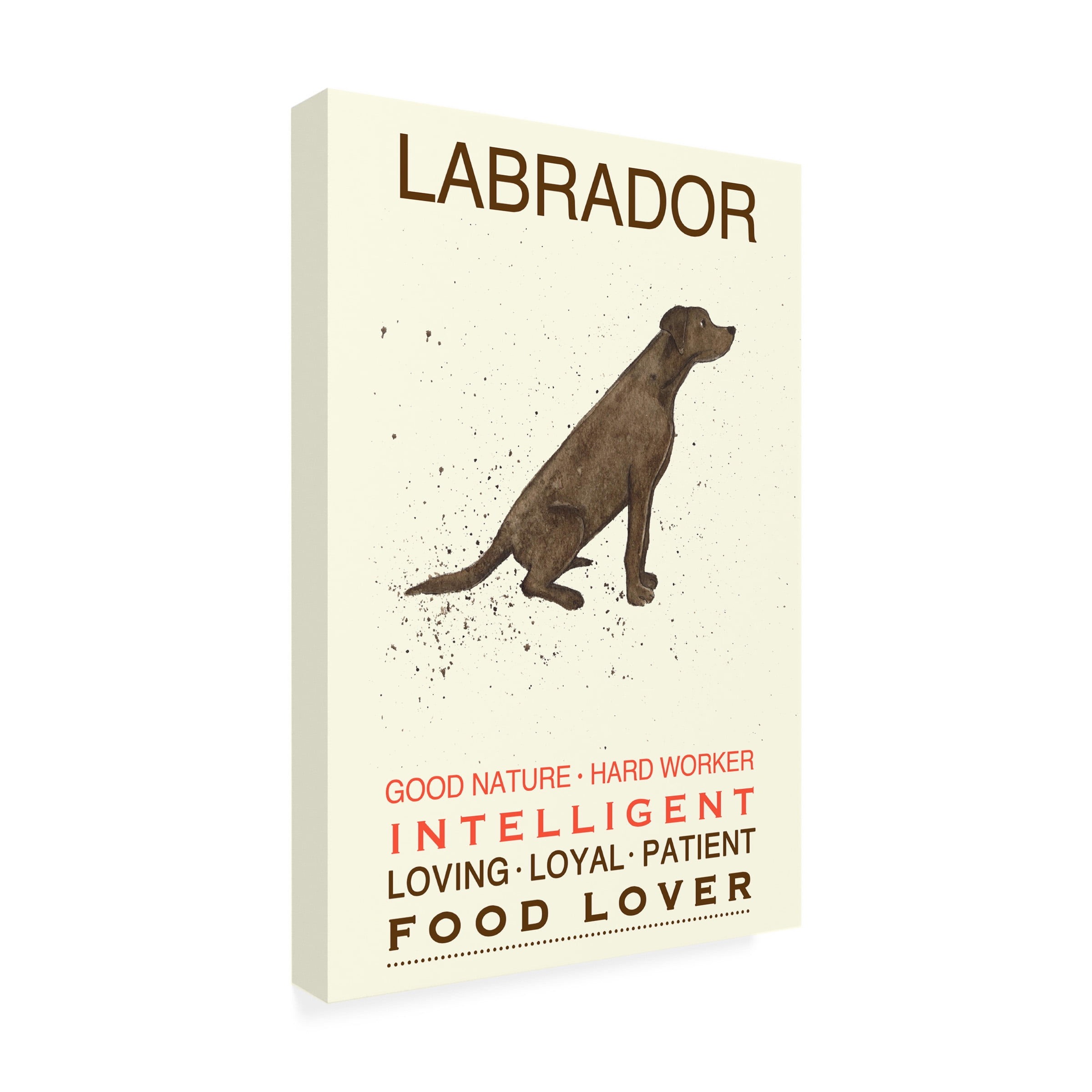 Michelle Campbell 'Labrador Print' Canvas Art
