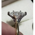 thumbnail image 2 of 14K Yellow Gold Plated Marquise Cut White Diamond Engagement Solitaire Ring, 2 of 4