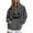 Gray, variant on Halloween Women's Hoodies Spooky Devil Expression Printed Hooded Sweatshirts Casual Loose Fleece Jacket 2025 Fall Halloween Costume Long Sleeve Sweaters Pullover with Pocket