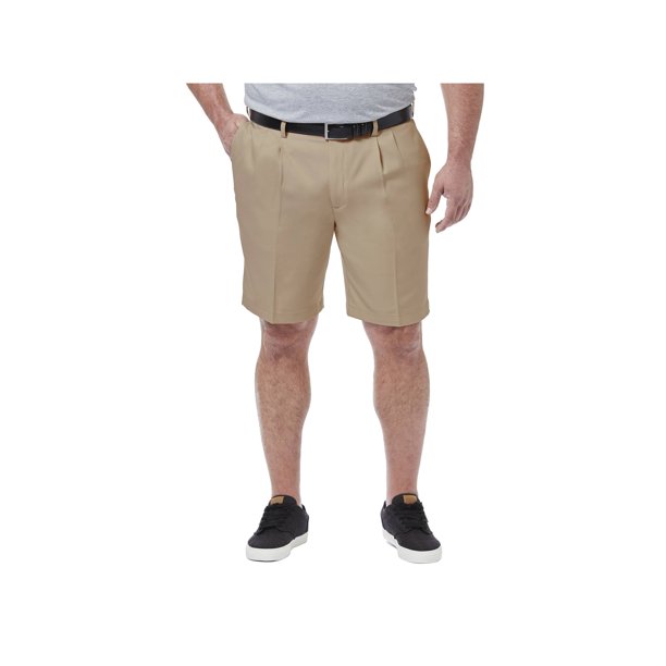 Haggar Men's Big & Tall Cool 18® Pro Pleat Front Shorts Regular Fit