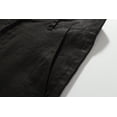 thumbnail image 6 of SSLR Men's Solid Flat Front Casual Linen Shorts Pants, 6 of 7