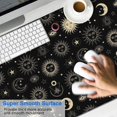 thumbnail image 2 of Long Mouse Pads for Desk,Black Gold Sun Moon Eye Star Pattern Desk Mats on Top Of Desks, Desk Mouse Pad Extra Large with 3mm Non-Slip Base and Stitched Edge for Gaming,Office,Work,Home 47.3"x23.6", 2 of 6