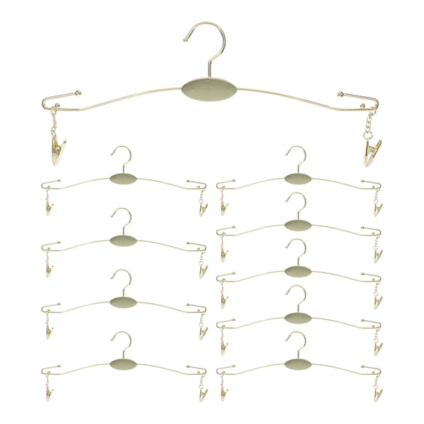 10 Uds. Perchero de Metal para ropa interior, perchas para ropa, tienda de lencería, colgador de exhibición con Clips