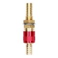 thumbnail image 4 of Quick Connector M10, Brass Quick Connector Fitting Hose Brass Connection Connector For TIG Welding Torch  For Torch Welding Equipment Red, 4 of 8