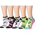 thumbnail image 4 of Colorfut Women's 20 Pairs Colorful Patterned Low Cut/No Show Socks WL21B-AB, 4 of 5