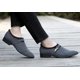 thumbnail image 4 of KAIYANG Zapatos casuales de lona para hombre, zapatos transpirables para hombre (azul, talla 38), 38 gris, 4 of 5