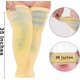 thumbnail image 2 of Calcetines altos hasta el muslo para mujer de talla grande para muslos gruesos - Extra largos a rayas gruesos, 2 of 5