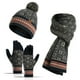 thumbnail image 1 of Conjunto de Invierno Jumpingount Gorro Bufanda y Guantes Acrílico Azul Marino, 1 of 6