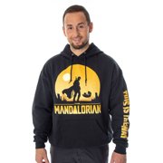 Star Wars Mens The Mandalorian Silhouette Scene Sweatshirt Pullover Hoodie