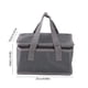 thumbnail image 3 of Bolsa isotérmica portátil para el almuerzo, bolsa térmica Oxford para alimentos con forro de papel de aluminio. Retiene el frío y el calor para comidas, bebidas y comestibles. Bolsa isotérmica, 3 of 6
