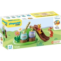 PLAYMOBIL Disney 1.2.3 Winnie & Tigger's Bee Garden Outdoor Playsets Multicolor, 1.23 lb