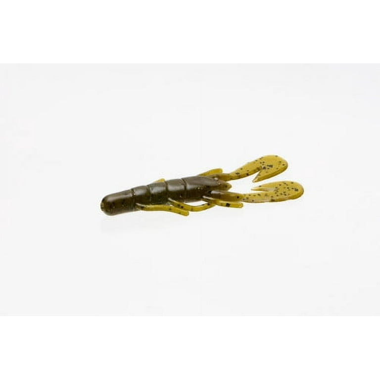 Zoom U-V Speed Craw 3.5'' Green Pumpkin/Orange 12pk - Walmart.com