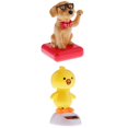 thumbnail image 1 of 2x Solar divertido sacudir la cabeza Animal escritorio hogar coche Interior salpicadero decoración Bobblehead muñeca juguetes baratija regalo Baoblaze none, 1 of 8