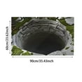 thumbnail image 3 of Super Absorbent Diatomite Mud Bath Mat 3D Textured Floor Mat For Quick Drying Bathroom Kitchen And Entryway, 3 of 4