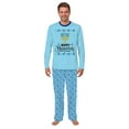 thumbnail image 3 of Happy Hanukkah Matching Family Pajamas Blue, Cotton And Polyester, Family And Dog Size, 3 of 7