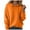 Orange, variant on vigerkar Sweaters for Women Solid Color Hooded Sweater Lightweight Pullover Fall Winter Tops (Orange, L)