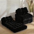 thumbnail image 2 of Sofá Cama Plegable 3 en 1 – Sillón Convertible con Almohada y Bolsillo Lateral – Pana – Colchón Plegable – Sin Montaje – Tamaño Individual – Sala, Dormitorio o Habitación de Invitados, 2 of 7