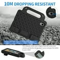 thumbnail image 5 of Kids Friendly Handle Case for iPad mini 6th Generation 8.3 inch 2021, Case for iPad mini 6th Gen with Kickstand Hand/ Shoulder Strap Heavy Duty Protection Tablet Case Cover, Black, 5 of 6