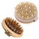 thumbnail image 1 of BoAn Juego de cepillos de ducha de 2 piezas – Cepillo de masaje de madera natural para piel seca, drenaje linfático y cuidado de la celulitis, cepillo corporal para exfoliación corporal y tratamiento, 1 of 5