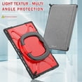 thumbnail image 5 of TECH CIRCLE Rugged Case for Microsoft Surface Pro 7+ (12.3") Tablet, Microsoft Surface Pro 7/6/5/4 Case (12.3 Inch) - Shockproof Sturdy Kickstand Case with Handle (Red), 5 of 9