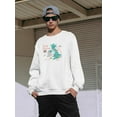 thumbnail image 2 of Great Britain Tourist Map Sweatshirt Men -Image by Shutterstock, Male Small, 2 of 4