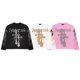 thumbnail image 2 of Nuevas camisetas con estampado de cruz gótica de otoño, camisetas con letras gráficas de grafiti, camisetas de manga larga para hombres y mujeres, moda retro, ropa Y2k de gran tamaño, 2 of 5