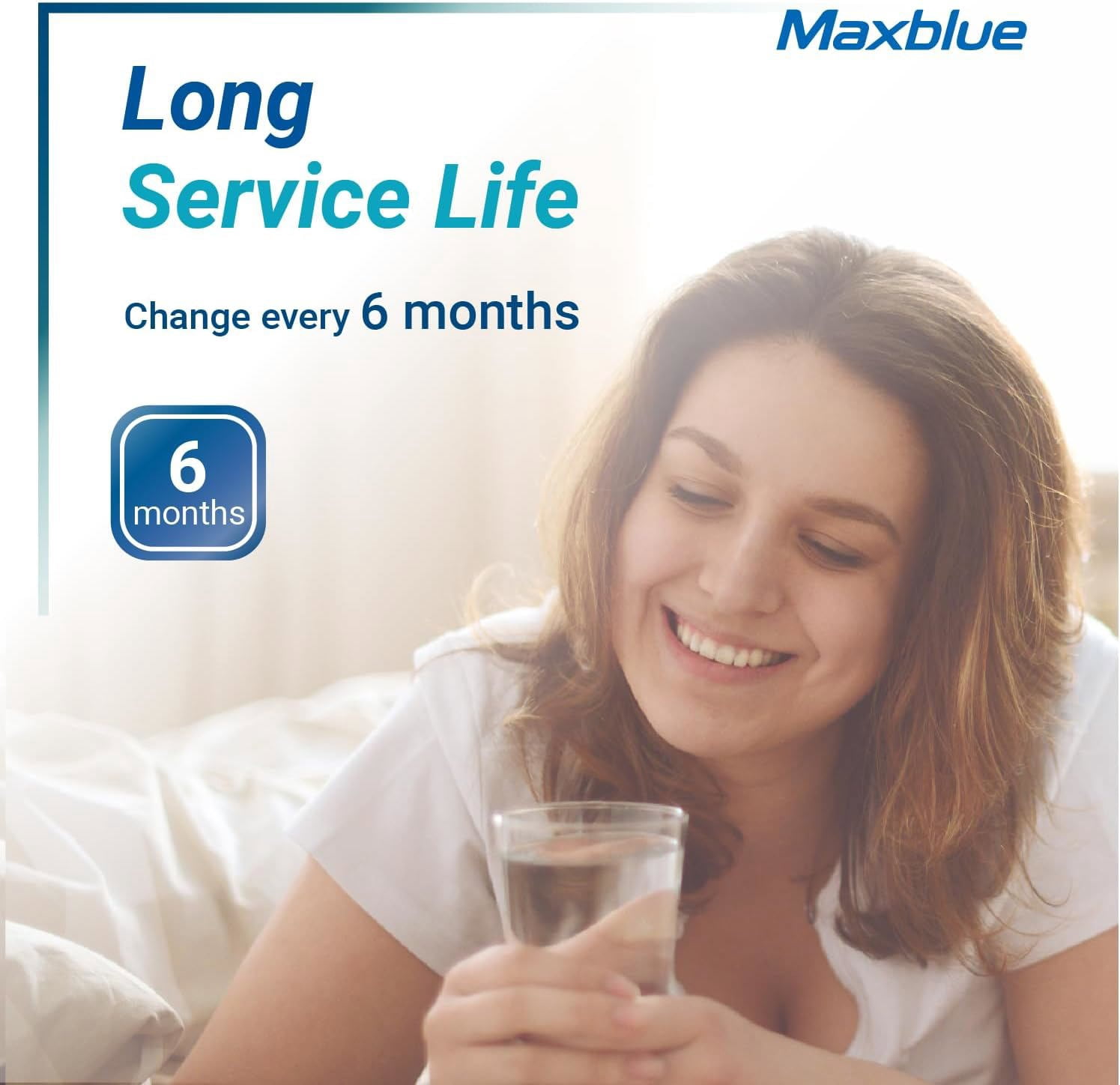 Maxblue Refrigerator Water Filter, 2 Filters (Package May Vary)