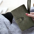 thumbnail image 4 of Apuakthei - Cartera pequeña de piel plegable para mujer, con ranuras para tarjetas, ventana de identificación, monedero con cremallera, 4 of 6