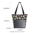 thumbnail image 2 of Bingfone Colorful Retro Tape Women Shoulder Tote Bags Casual Bag Ladies Shopping Handbag, 2 of 6