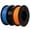 Black, Blue and Orange, variant on Epelay PLA Plus 3D Printer Filament, 1.75mm, 3 x 1kg Spools, Black (2 Spools) and White (1 Spool), Compatible with Most FDM Printers