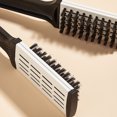 thumbnail image 2 of Cepillo Doble Cara Con Cerdas Peine Pelo Liso Herramientas Peinado Antiestáticas para Peluquero, 2 of 8