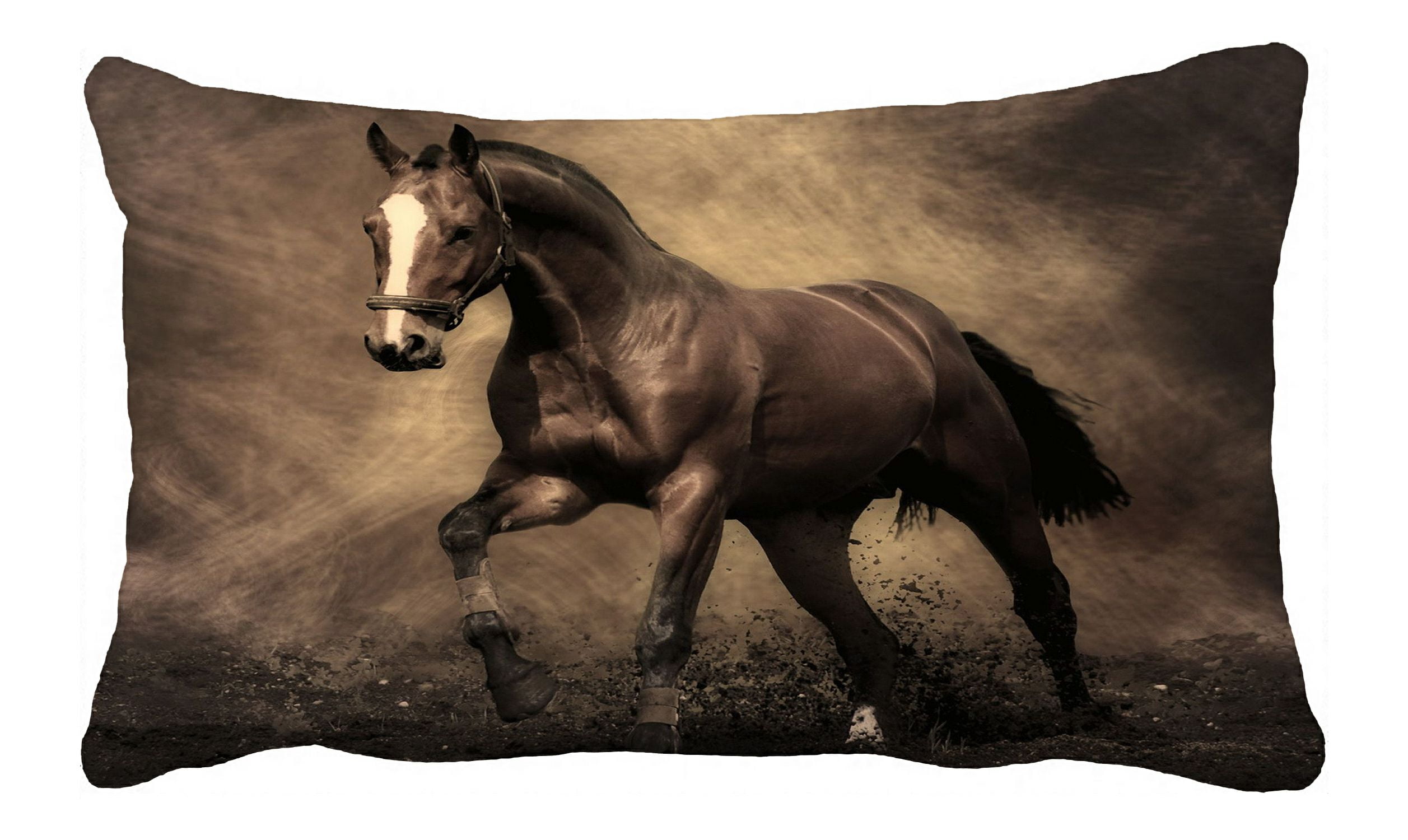 ZKGK Running Horse Pillowcase Home Decor Pillow Cover Case Cushion Two