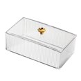 thumbnail image 4 of Organizador para pendientes, estuche de soporte de almacenamiento, caja de presentación de joyería transparente de para colgantes, relojes, tocador, 18 cm x 10 cm un Gloria Caja de joyería, 4 of 7