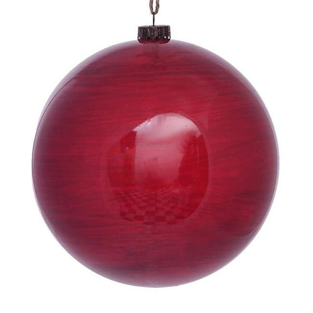 Vickerman MC197303 Boule de Grain de Bois Rouge 8 Po. - 2 par Sac